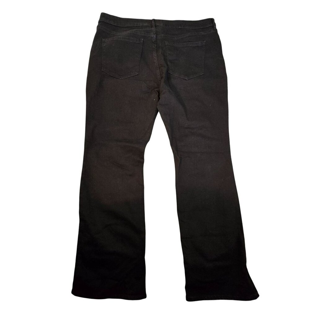 Old Navy Womens Black Flare Jeans NWT Mid-Rise Stretch Size 18 JJ3856 - Picture 8 of 11